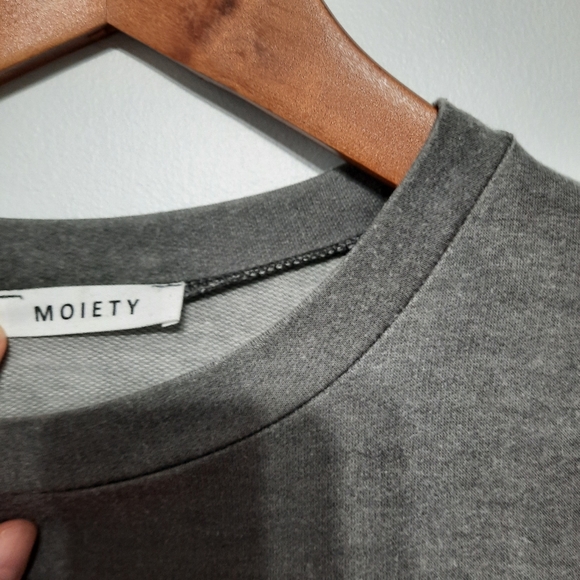 Moiety Color Block Grey Tee - Picture 3 of 4